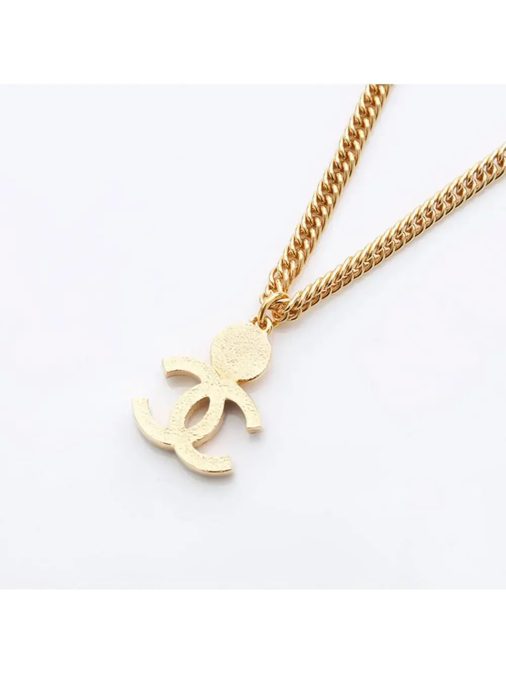 Chanel Cc Logo Star Pendant Necklace #244009C98B